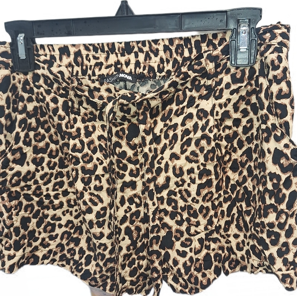 Mobwife, Y2k Fashion Nova Leopard Print Shorts